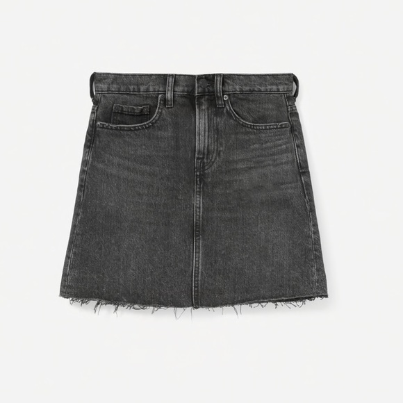 ❌Everlane The Denim Skirt Jean mini washed black - Picture 2 of 11